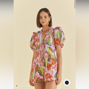 NWT Farm Rio Beaks & Bananas Romper